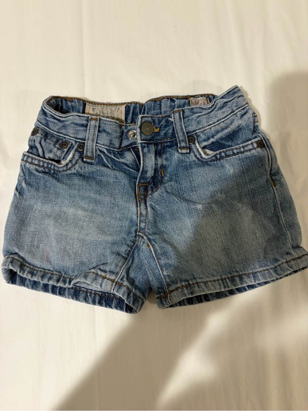 Polo by Ralph Lauren Light Blue Denim Kids Shorts